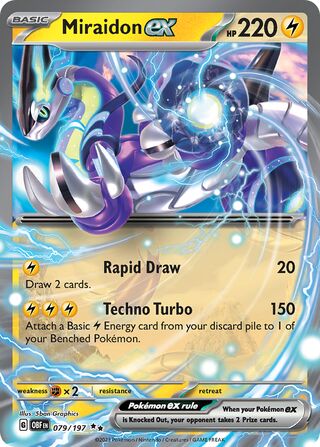 Miraidon ex 79/230 from Obsidian Flames