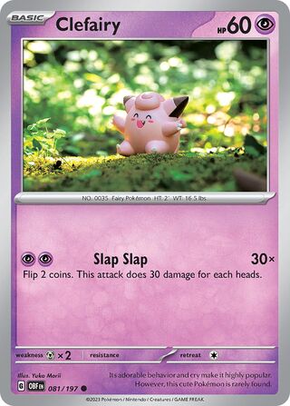 Clefairy 81/230 from Obsidian Flames
