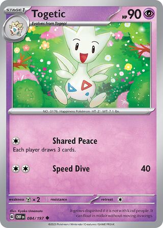 Togetic 84/230 from Obsidian Flames