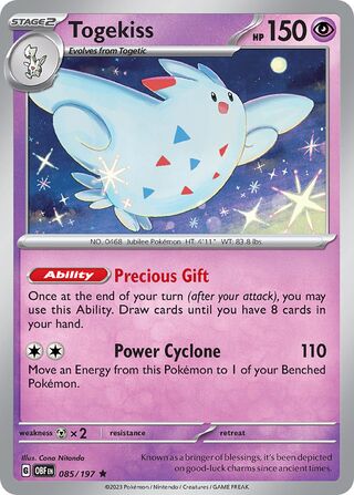 Togekiss 85/230 from Obsidian Flames