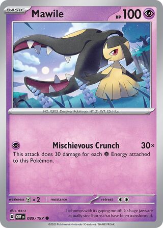 Mawile 89/230 from Obsidian Flames