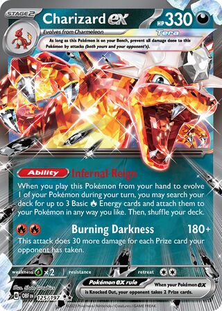 Charizard ex 125/230 from Obsidian Flames