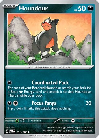 Houndour 131/230 from Obsidian Flames