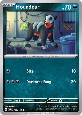 Houndour 132/230 from Obsidian Flames