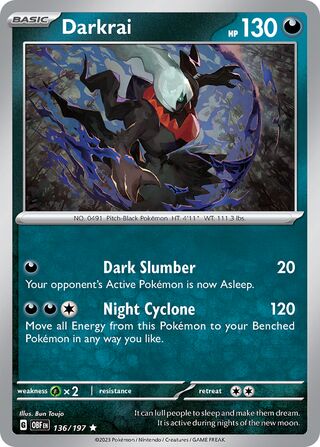 Darkrai 136/230 from Obsidian Flames