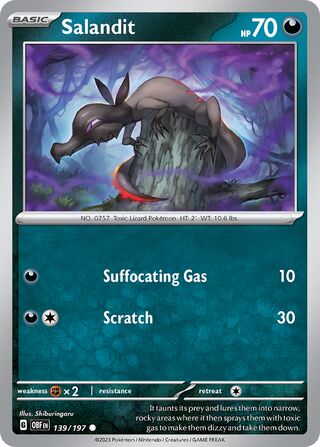 Salandit 139/230 from Obsidian Flames