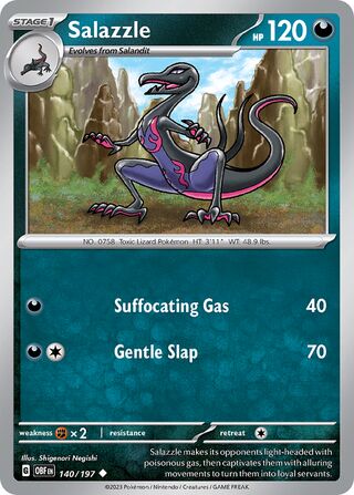 Salazzle 140/230 from Obsidian Flames
