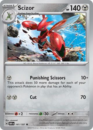 Scizor 141/230 from Obsidian Flames