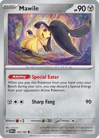 Mawile 143/230 from Obsidian Flames
