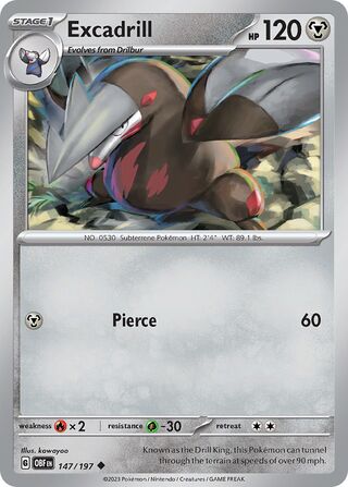 Excadrill 147/230 from Obsidian Flames
