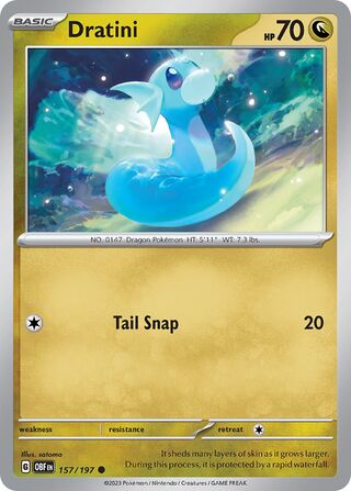 Dratini 157/230 from Obsidian Flames