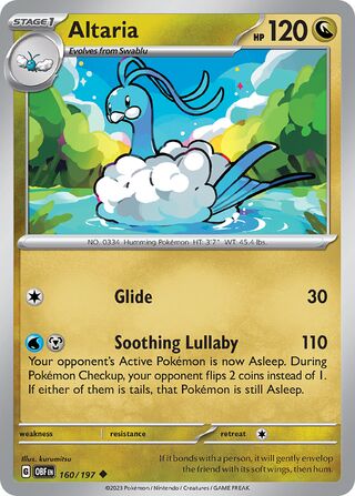 Altaria 160/230 from Obsidian Flames
