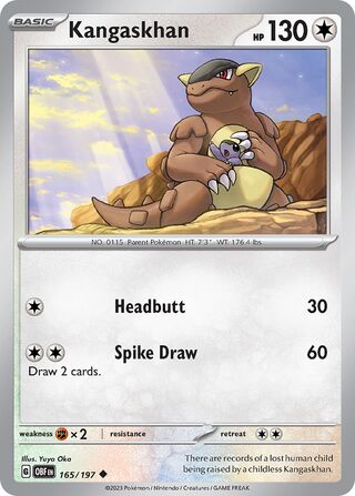 Kangaskhan 165/230 from Obsidian Flames