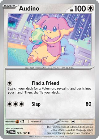Audino 173/230 from Obsidian Flames