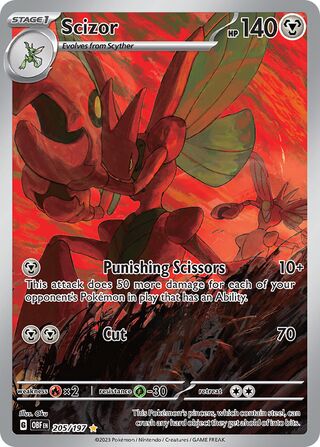 Scizor 205/230 from Obsidian Flames