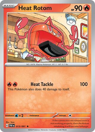 Heat Rotom 13/245 from Paldean Fates