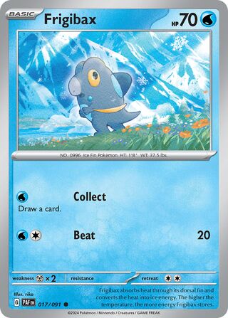 Frigibax 17/245 from Paldean Fates