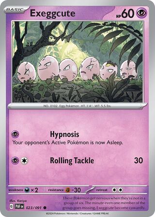Exeggcute 23/245 from Paldean Fates