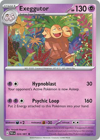 Exeggutor 24/245 from Paldean Fates