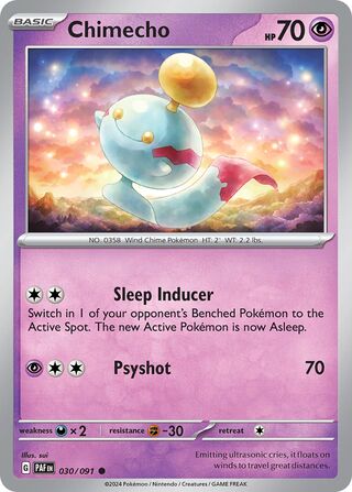 Chimecho 30/245 from Paldean Fates