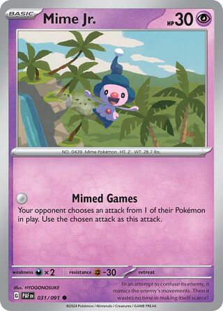 Mime Jr. 31/245 from Paldean Fates