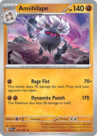Annihilape 47/245 from Paldean Fates