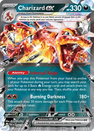 Charizard ex 54/245 from Paldean Fates