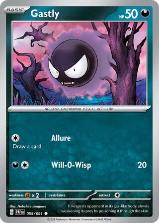 Gastly 55/245 from Paldean Fates