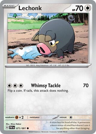 Lechonk 71/245 from Paldean Fates