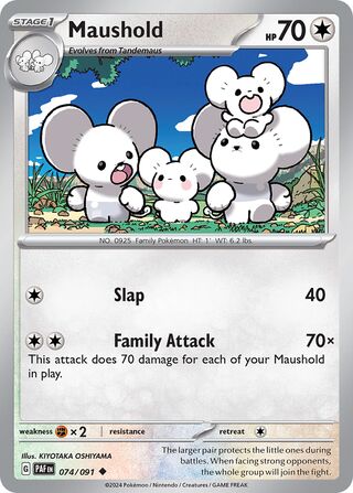 Maushold 74/245 from Paldean Fates