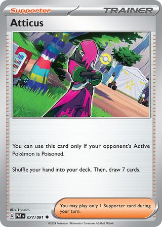 Atticus 77/245 from Paldean Fates