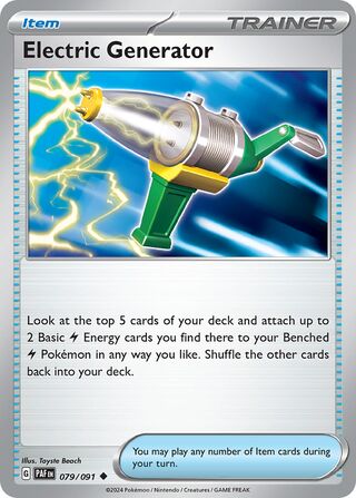 Electric Generator 79/245 from Paldean Fates