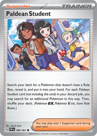 Paldean Student 86/245 from Paldean Fates