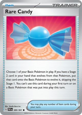 Rare Candy 89/245 from Paldean Fates