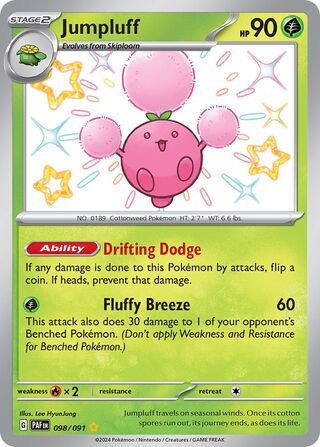 Jumpluff 98/245 from Paldean Fates