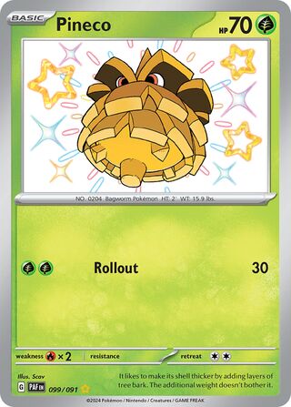 Pineco 99/245 from Paldean Fates