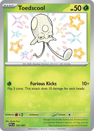 Toedscool 105/245 from Paldean Fates