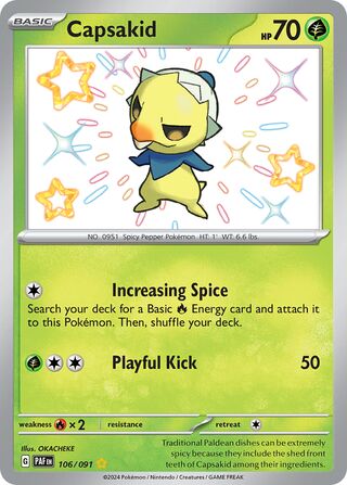 Capsakid 106/245 from Paldean Fates