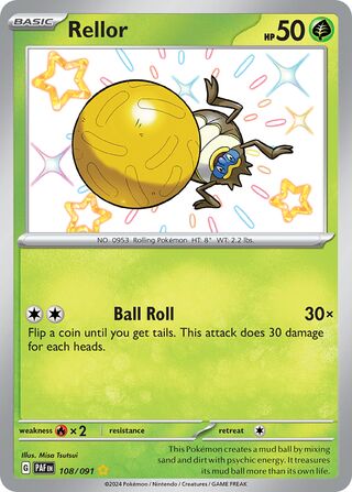 Rellor 108/245 from Paldean Fates