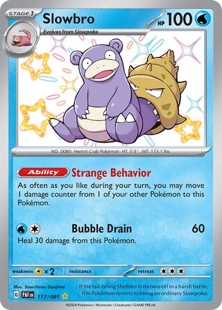 Slowbro 117/245 from Paldean Fates