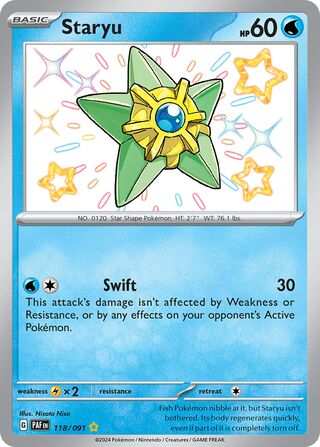 Staryu 118/245 from Paldean Fates