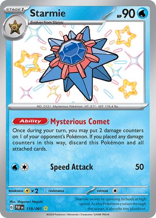 Starmie 119/245 from Paldean Fates