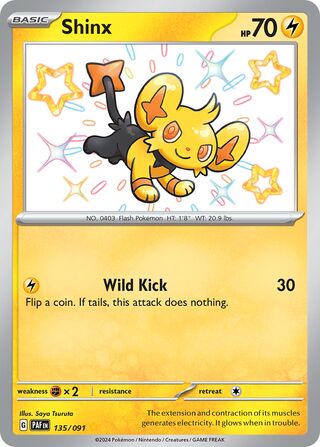 Shinx 135/245 from Paldean Fates