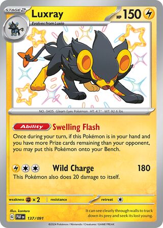 Luxray 137/245 from Paldean Fates