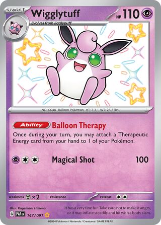 Wigglytuff 147/245 from Paldean Fates