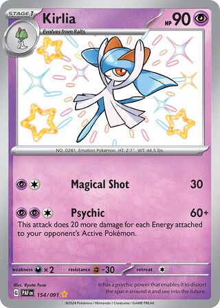 Kirlia 154/245 from Paldean Fates