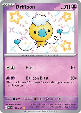 Drifloon 155/245 from Paldean Fates