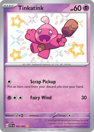 Tinkatink 165/245 from Paldean Fates