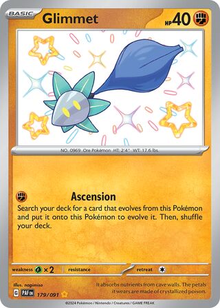 Glimmet 179/245 from Paldean Fates