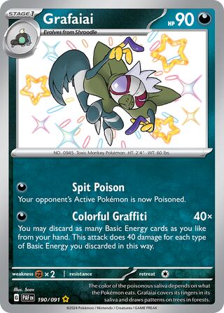 Grafaiai 190/245 from Paldean Fates